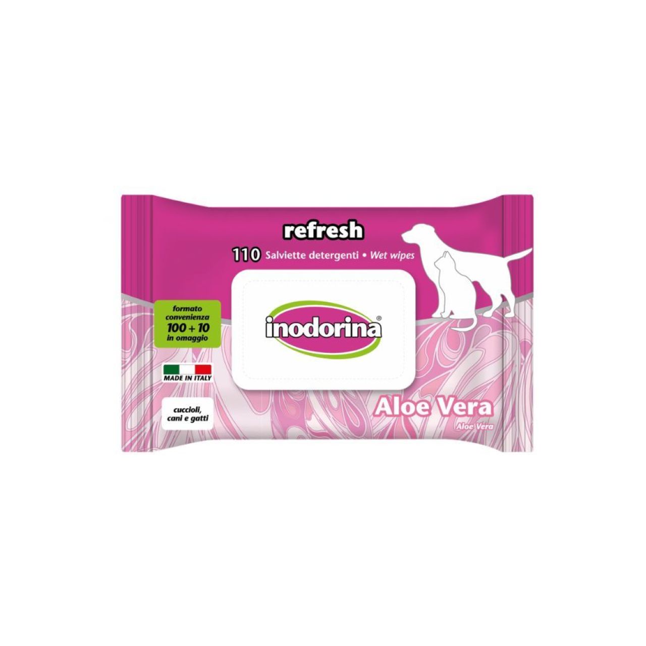 Inodorina Refresh Aloe Vera vlažne maramice - 110 komada