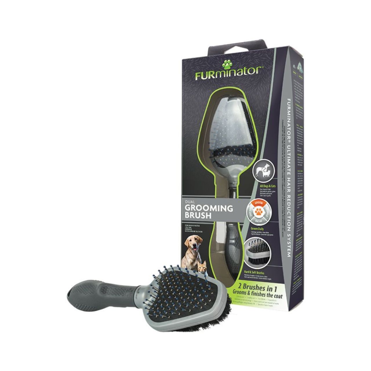 Furminator četka 2u1 za pse i mačke