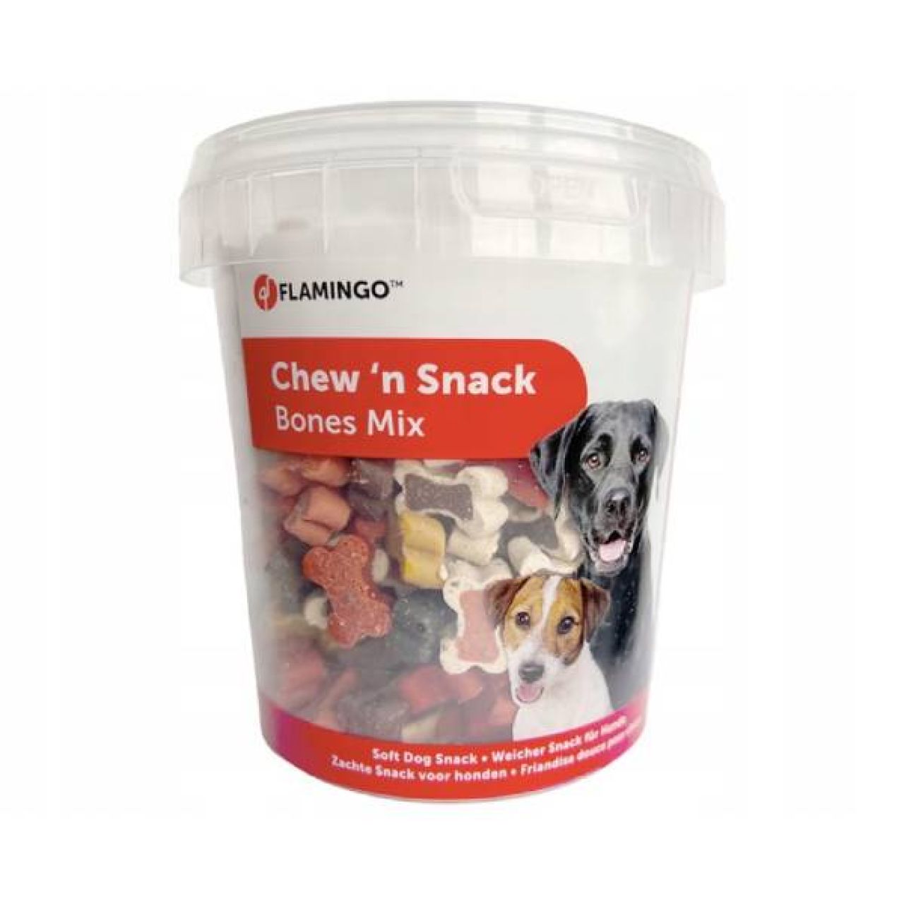 Flamingo Bones Poslastice za Pse - Piletina, govedina i riba 500g