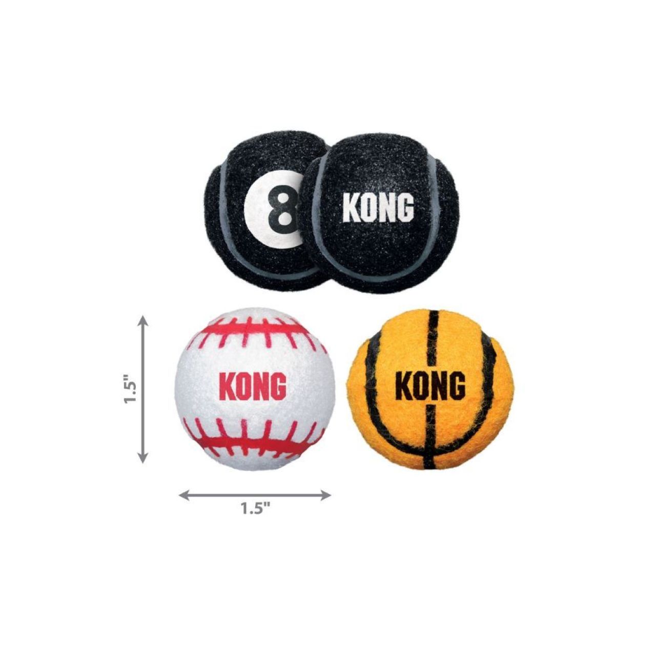 Kong igračka za pse Sports Balls XS