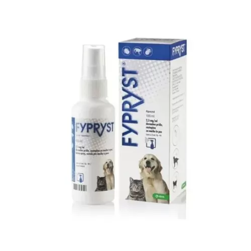 FYPRYST SPREJ za pse i mačke protiv buha i krpelja 100ml