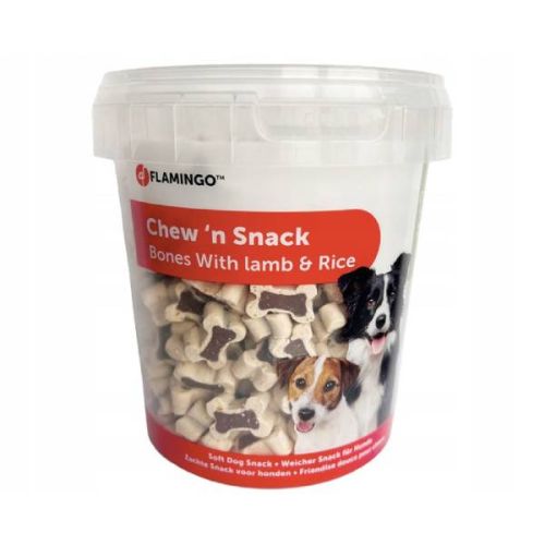 Flamingo Bones Poslastice za Pse - Janjetina i riža 500g